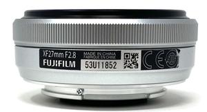 Lente de cámara usada Fujinon XF27mmF2.8 - Plateado fujifilm - Product Image 6