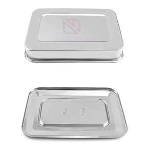 Plateaux pour instruments chirurgicaux sur mesure en acier inoxydable, plateaux médicaux, récipients dentaires, instruments de laboratoire, tailles adaptées, usage professionnel - Product Image 1