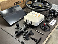 Kit de contrôle de véhicule autonome CHCNAV NX612 économique avec écran tactile au volant et support de récepteur GPS pour l'agriculture