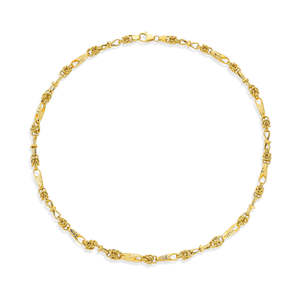 Collier chaîne à maillons religieux vintage unisexe plaqué or 14 carats Imperial Arch - Product Image 3