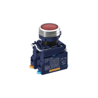 Bouton en aluminium transparent à connexion rapide série SA1, niveau IP65, avec éclairage, contrôle industriel, courant élevé 15A, RY22SA1-PF/C/A