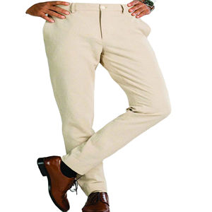 OEM Sustainable <b>New</b> Style Casual Chino Pants for Men Classic-Fit Stretchable Hot Selling Wholesale Chino Pants for Men - Product Image 4