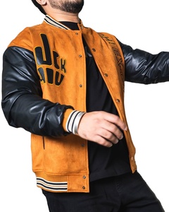Varsity Jacket <b>Wool</b> Leather Base <b>Ball</b> Letter Man Chenille Patches Work Custom Varsity Jacket for Men Jacket for Men - Product Image 1