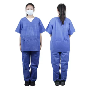 ชุดยูนิฟอร์มพยาบาลทางการแพทย์สำหรับผู้ชายชุดขัดผิวดีไซน์แบบผ้ายืดสำหรับโรงพยาบาล - Product Image 4
