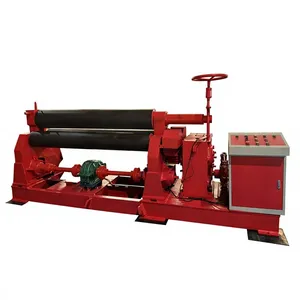 Machine à rouler les tôles métalliques hydrauliques 8 mm 2500 mm NC, rouleau de pliage de plaques - Product Image 1