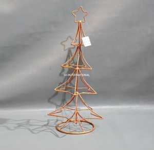 Gold Ornament Star Metal <b>Christmas</b> <b>Tree</b> <b>Stand</b> With Table Top Decoration For Home And Wholesale - Product Image 3