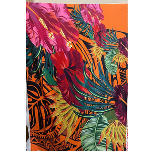 <strong>Wholesale</strong> High Quality Henry Plumeria Flower Polyester Custom <strong>Fabric</strong> Polynesian New Style Print <strong>Fabric</strong> for Mumu Dress &amp; Lava - Product Image 6