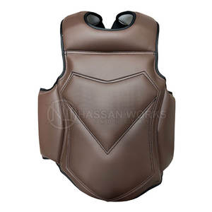 Protector de Pecho de Alta Calidad para Artes Marciales, Protector de Cuero para Entrenamiento de Karate, Taekwondo y Boxeo, Cómodo para Todas las Estaciones - Product Image 1