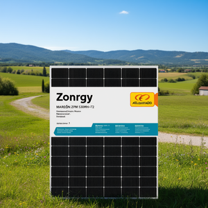 แผงโซลาร์เซลล์แบบโมโนคริสตัลไลน์สองหน้า Zonergy ZPM 530MH5-72 550W ประสิทธิภาพสูง - Product Image 3