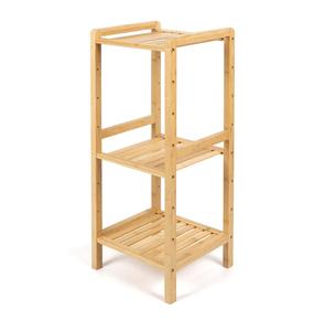 AK Brass Carved Metal Rectangular Wooden Floor/Wall-Mounted <b>Shelves</b> in Basswood Color 3-Tier for Office/Home Interior Decor - Product Image 3