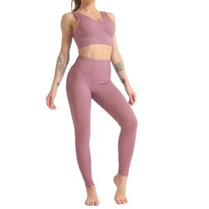 Mejor Fabricación Último Estilo Mujeres Yoga Conjuntos Oem Active Wear Venta Al Por Mayor Fitness Ropa Mujeres Yoga Conjuntos - Product Image 1