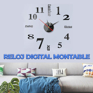Grande Orologio da Parete Decorativo 3D Senza Cornice, Moderno Silenzioso al Quarzo con Motivo Vegetale per Sala da Pranzo e Festività - Product Image 2