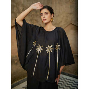 Poncho en modal Dune - Tunique modeste - Product Image 2