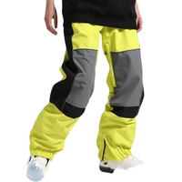 Pantalons de ski pour hommes personnalisés, respirants, imperméables, coupe-vent, pantalons de snowboard, design imprimé, écologiques, isolation Thinsulate Plus
