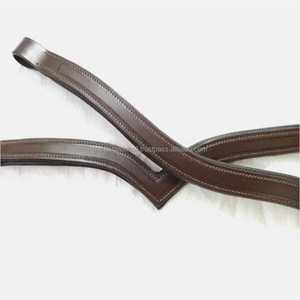 Banda para la frente de caballo de cuero canal vacío de color vibrante hecha a medida para brida en todos los tamaños y formas a precio de fábrica al por mayor - Product Image 1