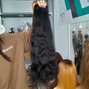 Extensiones de cabello liso natural vietnamita 100%, productos de belleza para cabello crudo vietnamita para mujeres - Product Image 3