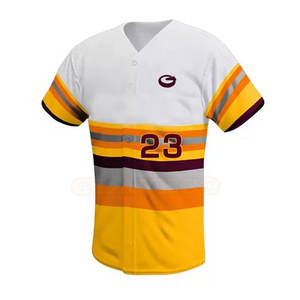Maillot de baseball de qualité supérieure de haut fabricant, matériau respirant durable pour vêtements de sport de plein air - Product Image 1