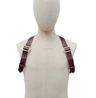 Harnais de poitrine pour homme sur mesure, ceinture de corps grande taille, cuir véritable de haute qualité, usage quotidien, couleur personnalisée, logo personnalisé, fiable