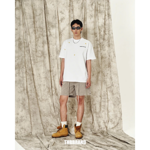 ODM OEM Imprimé Oversize Boxy T-Shirt Tissu gaufré Respirant Conception écologique pour hommes et femmes Plus Size Made in Vietnam - Product Image 3