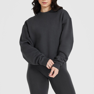Moins cher en gros femmes en vrac sweats à capuche et sweat-shirts dames imprimé sweats à capuche 100% coton sweat-shirt pour femmes - Product Image 1