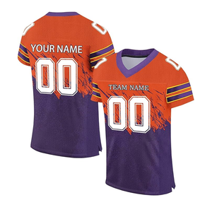 Camiseta holgada de empalme americano a la moda, ropa de calle informal transpirable, camiseta de manga corta Unisex, camiseta de fútbol Y2K americana - Product Image 6