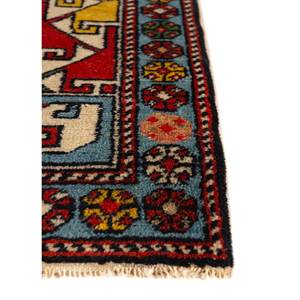 Alfombra de Lana Anudada a Mano Nuray Azul, Patrón Geométrico, Alfombra Rectangular para Pasillo, Decoración de Sala de Estar, Tamaño 9x12 - Product Image 4