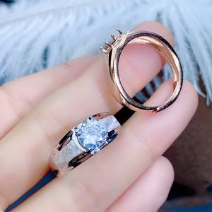 Solid 925 Sterling Silver 7mm Round Prong Setting Band Ring <b>For</b> Women Stone Setting Wholesale Fine Keepsake Jewelry Manufacaters - Product Image 6