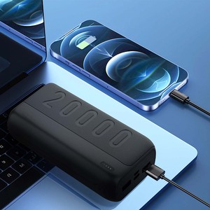 Batterie Externe Portable HOME DIGITALOME HPK-042 avec Câble Intégré, Power Bank Type-C à Charge Rapide 20000mAh 2.0A pour Téléphone - Product Image 1