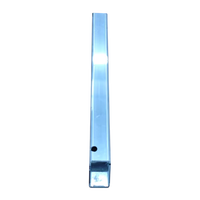 Usinage CNC en acier inoxydable pour composants tubulaires, différentes tailles, tubes carrés sur mesure pour matériel industriel