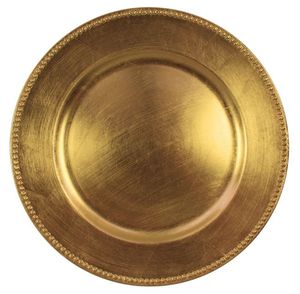 Plaque de charge Design en cuivre plaqué Décoration de table unique Chargeur de fantaisie moderne et élégant Plaqué pour les plats et assiettes les plus vendus - Product Image 6