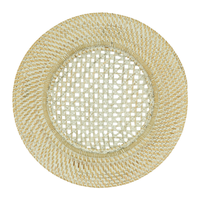 Sets de table en rotin faits à la main, imperméables, écologiques, résistants à la chaleur, personnalisables, légers, durables, vente en gros, carton, supermarché