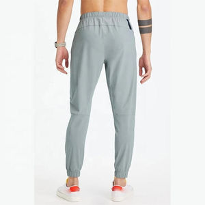 2025 New Style Men's Breathable Casual Trousers Drawstring with Anti-Wrinkle <b>Plain</b> Dyed Wholesale OEM Service - Product Image 2