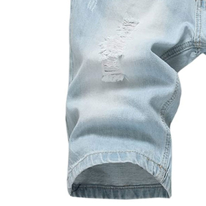 Shorts de mezclilla para hombre, tejido duradero, ideal para uso diario activo, shorts de mezclilla para hombre con superficie de mezclilla suave. - Product Image 5