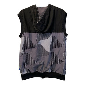 Sudadera con capucha sin mangas para hombre de gimnasio personalizado de fábrica, chaleco con capucha liso para correr de algodón 100% ajustado para hombre - Product Image 4