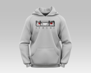 Sudadera con Capucha de Punto Personalizada de Alta Calidad, Mezcla de Algodón y Poliéster Suave, Manga Murciélago, Estampado Gráfico Elegante - Product Image 3