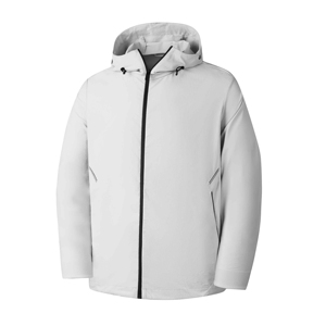 Chaqueta universitaria Softshell con logotipo personalizado para hombre otoño 2025 a prueba de viento impermeable con cierre de cremallera cortavientos estampado para exteriores - Product Image 1