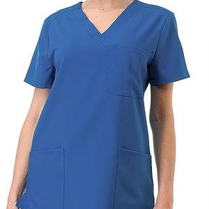 Ensemble d'uniformes médicaux unisexes pour hommes et femmes, haut à col en V et pantalon de jogging - Product Image 3
