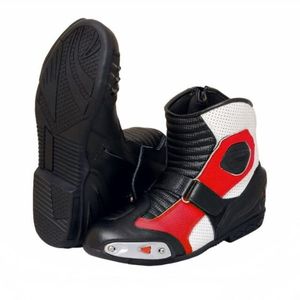 HOMBRES DE ALTA TECNOLOGÍA DE CUERO NEGRO MOTO CE BOTAS DE CARRERAS ZAPATOS DEPORTIVOS - Product Image 1