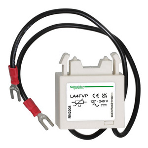 Modulo Soppressore Varistore TeSys F SCHNEIDER ELECTRIC LA4FVP (Limitatore di Picco) per Dispositivi di Protezione da Sovratensione 127...240 V AC/DC - Product Image 1