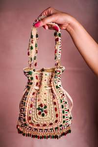 LISTA DE BORDADOS BOLSOS ÚNICOS MEJOR Estilo bohemio Bordado Trabajo Mano Embrague Monederos Bolsos Diseño elegante Forro al por mayor - Product Image 6