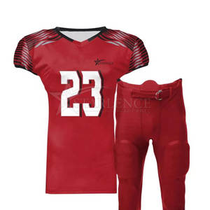 Uniforme de Fútbol Americano 100% Poliéster, Diseño Único Personalizable, Ropa Deportiva Transpirable, Servicio OEM, Precio Económico al por Mayor - Product Image 1