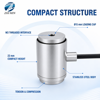 Capteur de force miniature 10kg-50kg en acier inoxydable IP66 pour essais de compression, tension, ressorts à pression et tirage de fils