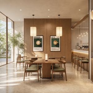 木椅 LED展示架 户外家具 咖啡桌 酒店家具 餐厅家具 酒吧餐车 收银台 咖啡吧 - Product Image 5