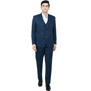 Traje de Hombre de 2 Piezas, Colores Sólidos, Clásico, Transpirable, Traje de Novio, Esmoquin, Blazer para Boda, Diseño Personalizado, Pantalones y Chaqueta - Product Image 3