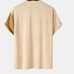 Nouveauté T-shirts pour hommes 100% coton tissu tricoté séchage rapide respirant style décontracté - Product Image 2