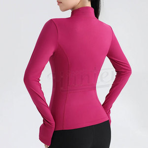 Fabricación de chaquetas de entrenamiento de nuevo estilo para mujer con cremallera completa Slim Fit ligero Atlético Running Sports Track Jacket con bolsillos - Product Image 2