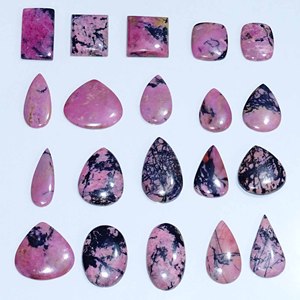 Piedra preciosa natural para joyería, cabujones de Rodonita natural, piedras preciosas sueltas, rodonita, precios de fábrica del exportador indio - Product Image 3