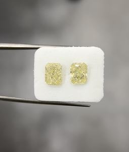 Pour diamant naturel certifié 2,07 carats, taille Radiant, couleur Fancy Light Yellow, pureté VS2, diamant en vrac, fournisseur vérifié EX - Product Image 1