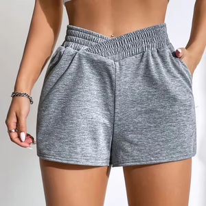 Nouveaux shorts en jean pour femmes, couleur unie, élastiques, taille haute, pour le quotidien, le sport et les trajets, élégants, en Spandex/Polyester, écologiques - Product Image 4