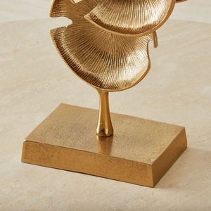 Nénuphars contemporains en aluminium moulé Pièce maîtresse en métal décorative artistique pour table, maison ou bureau par WB INC INDIA - Product Image 4